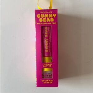 Trader Joe's Gummy Bear Lip Balm & Mask Set - Pink
